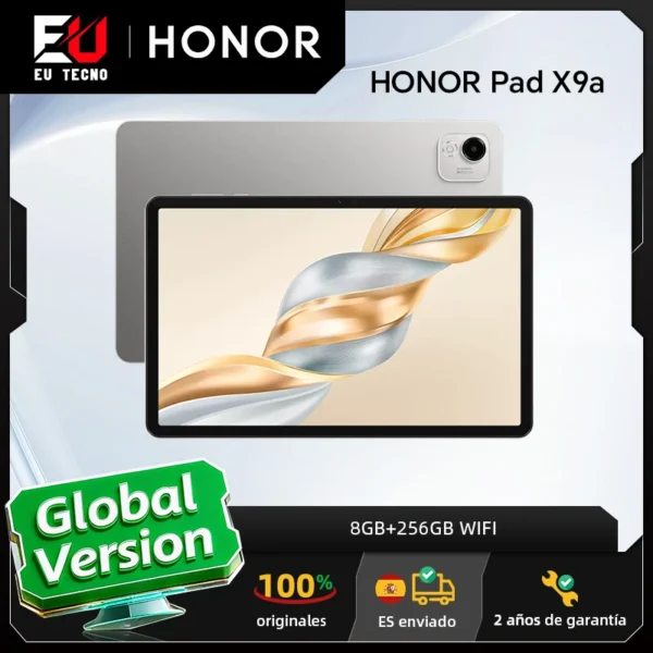 Global Version HONOR Pad X9a Tablet Snapdragon 685 4G 11.5inches 120Hz 2.5K HONOR Fullview Display 8300mAh Battery 8MP Camera