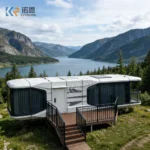 Futuristic Modular Space Capsule House Eco Friendly Prefabricated Tiny House Portable Cabin Smart House For Retreat