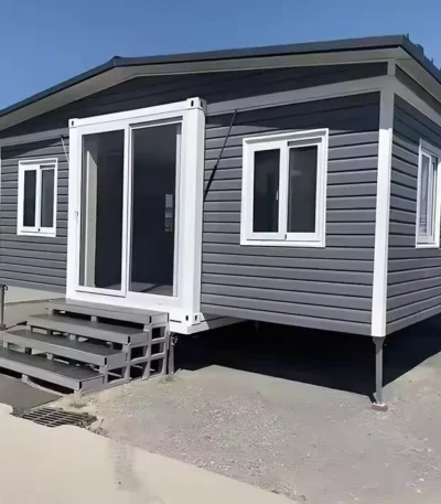 Customized Luxury Prefabricated Houses Modern Durable Quality Expandable Container House 40Ft 60m2 Modular Prefab House 1