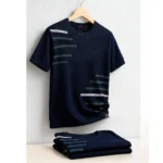 AIOPESON Men’s 100% Cotton T-Shirt O-Neck Soft Skin-Friendly Summer Casual Comfortable Daily Wear Tee Shirt
