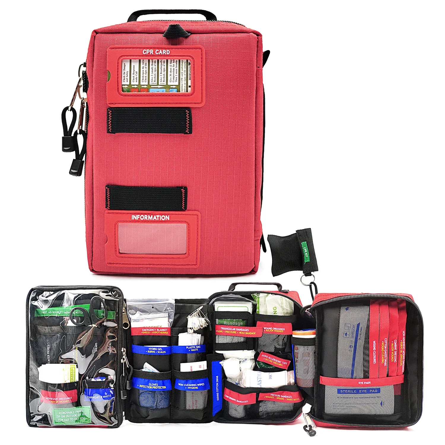 255 pcs First Aid Kit 4 Section Portable Trauma Bag Emergency Medical Rescue Home Outdoor Car Travel School Work Hike Survival 255 pcs First Aid Kit 4 Section Portable Trauma Bag Emergency Medical Rescue Home Outdoor Car Travel School Work Hike Survival