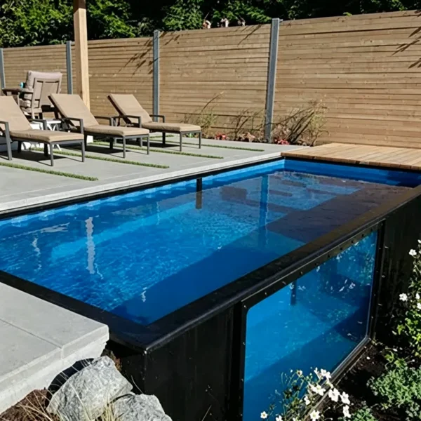 Prefab Pool Piscinas Practical Prefabricated Leisure Pool Safe Use Outdoor Countryside Park Villa Water Entertainment Venue