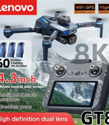 Lenovo GT8 Drone 8K Professional Dual Camera GPS FPV Brushless Motor Optical Flow Hovering Folding Quadcopter 4K RC Dron Toys 1