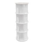 Book Shelf 4 Tier 16 Grids, 360° Rotating Small Bookcase
