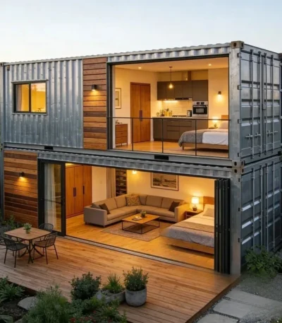 Rapid-Assembly Container Prefabricated House: a Flat-Pack, Plug-and-Play Solution for Your Backyard or Worksite. 1