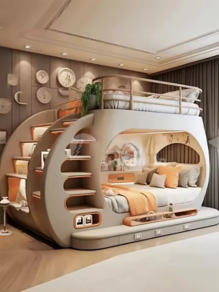 9Teenagers Whole House Custom Furniture Tree House Under The Bed Bunk Bed High and Low Personality Bed with Light Effect Camas 9Teenagers Whole House Custom Furniture Tree House Under The Bed Bunk Bed High and Low Personality Bed with Light Effect Camas