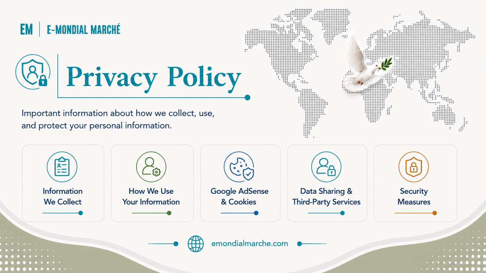 Privacy Policy – How E-Mondial Marché Protects Your Personal Information