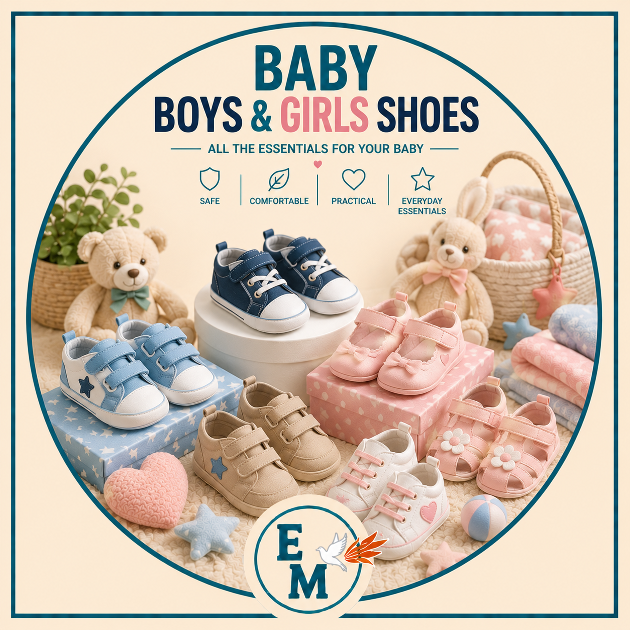 Baby Boys & Girls Shoes – E-Mondial Marchaé