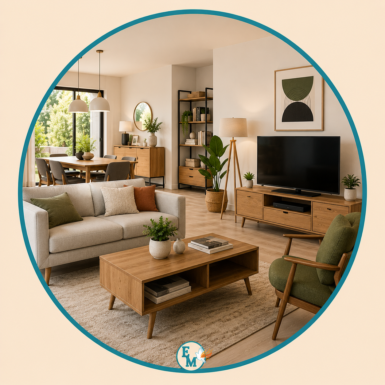 Furniture including sofas, armchairs, coffee tables, TV stands, dining tables, dining chairs, bookshelves, storage cabinets, sideboards, floor lamps, living room furniture, home décor, modern furniture, and stylish interior furnishings – Furniture category at E-Mondial Marché.