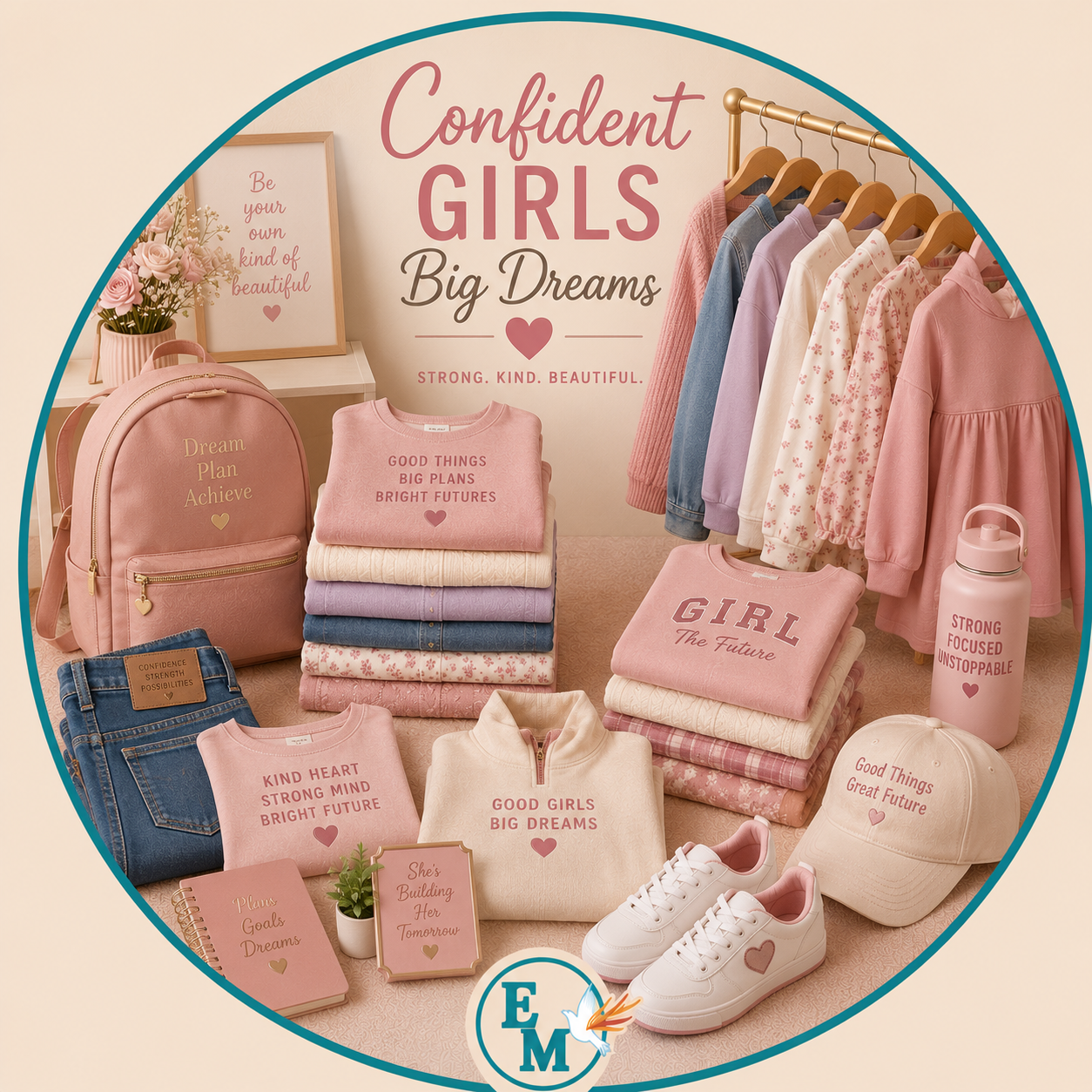 Girls clothing including dresses, T-shirts, sweaters, jackets, jeans, leggings, skirts, shorts, hoodies and everyday fashion essentials – Girls Clothing category at E-Mondial Marché.