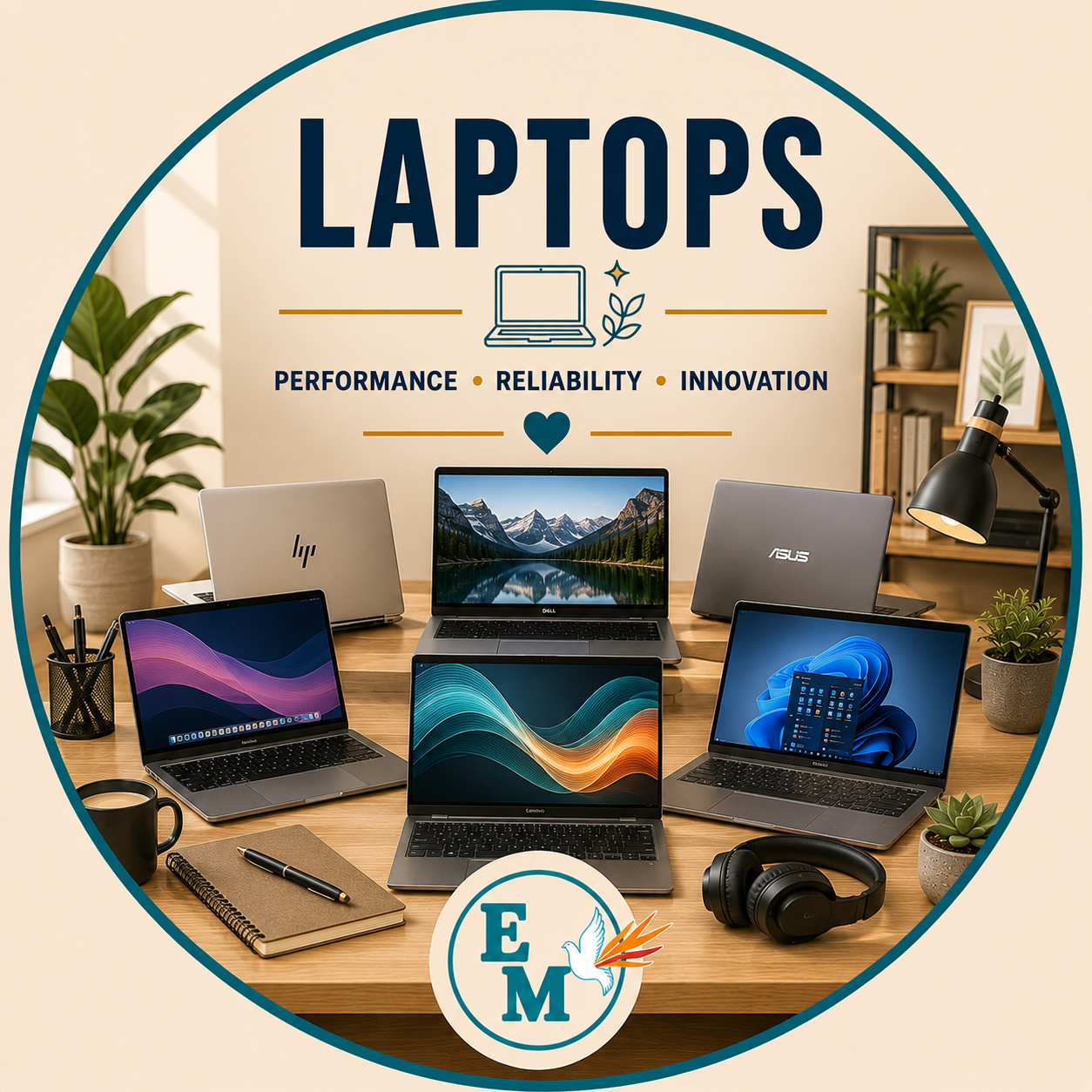 Laptops including business laptops, gaming laptops, ultrabooks, student notebooks, professional computers and portable computing devices with essential accessories – Laptops category at E-Mondial Marché.