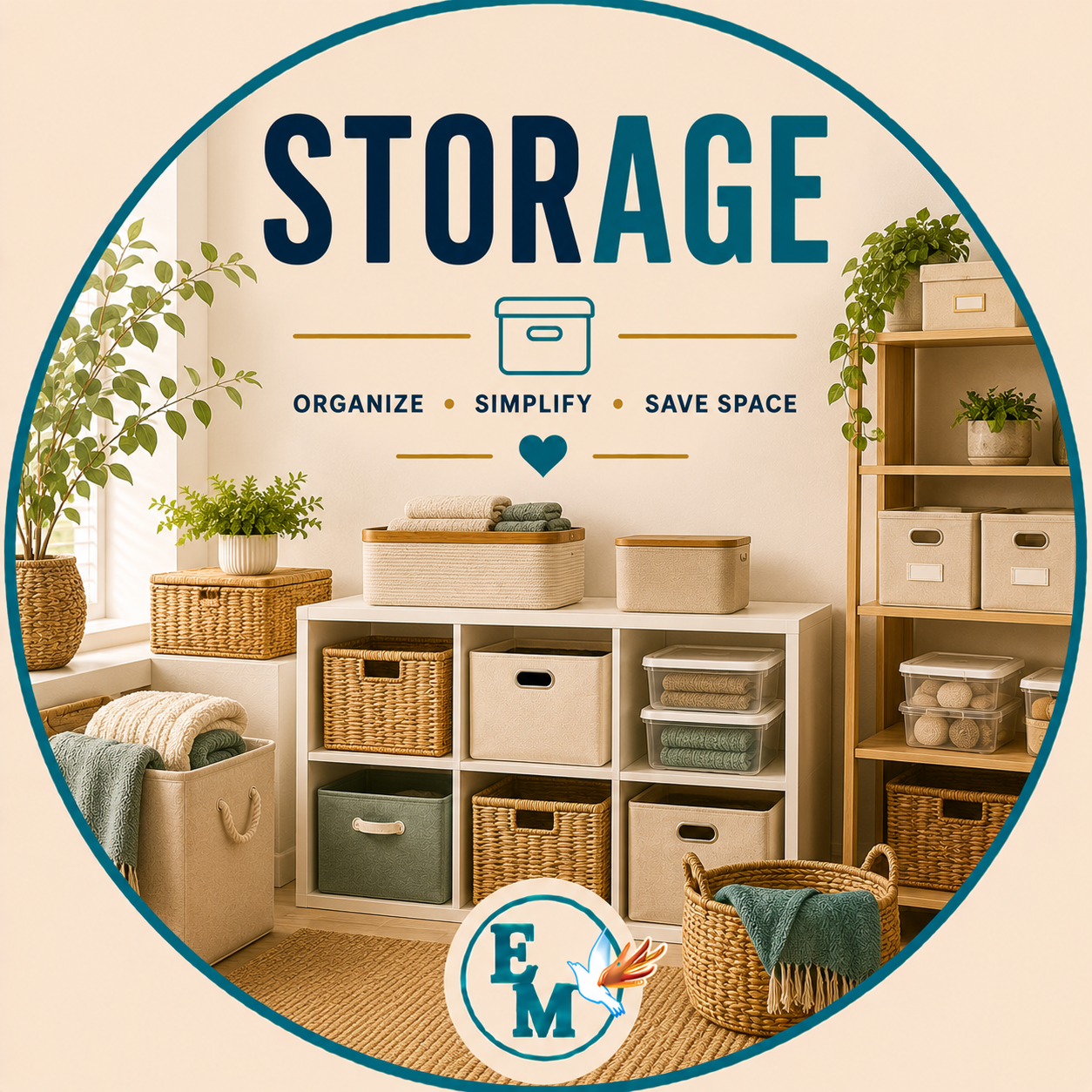 Storage solutions including storage boxes, shelving units, cabinets, organizers, bins, baskets, wardrobe organizers and space-saving solutions for home and office – Storage category at E-Mondial Marché.