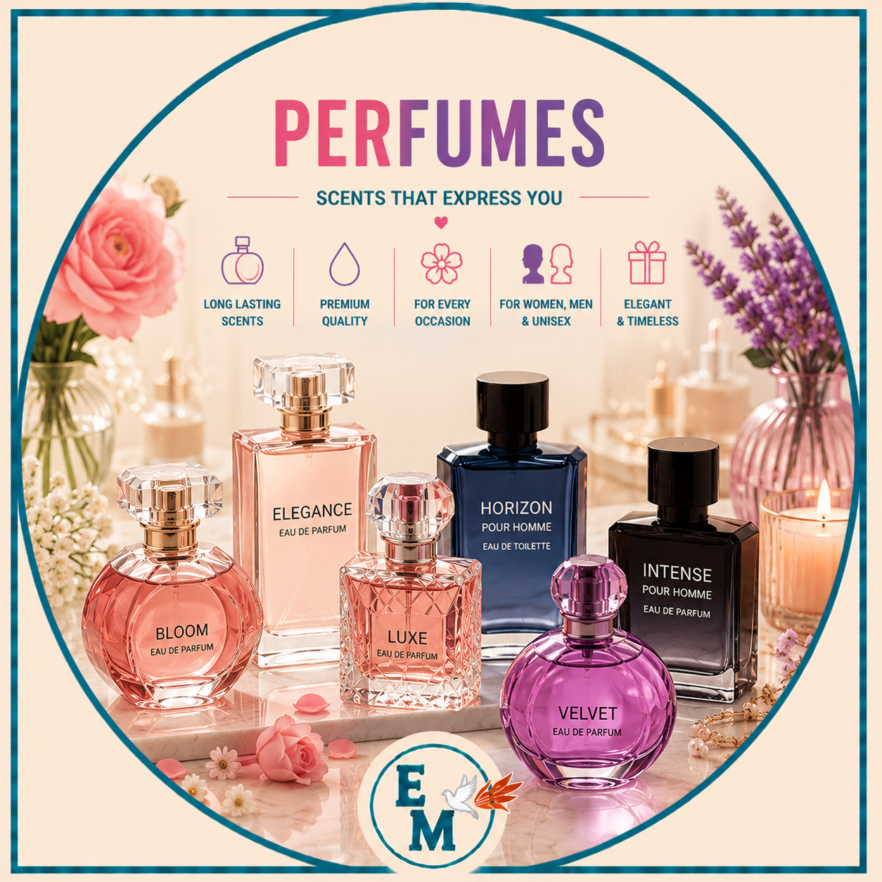 Perfumes on E-Mondial Marché