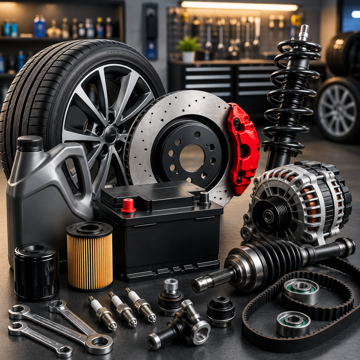 Autoparts category on E-Mondial Marché