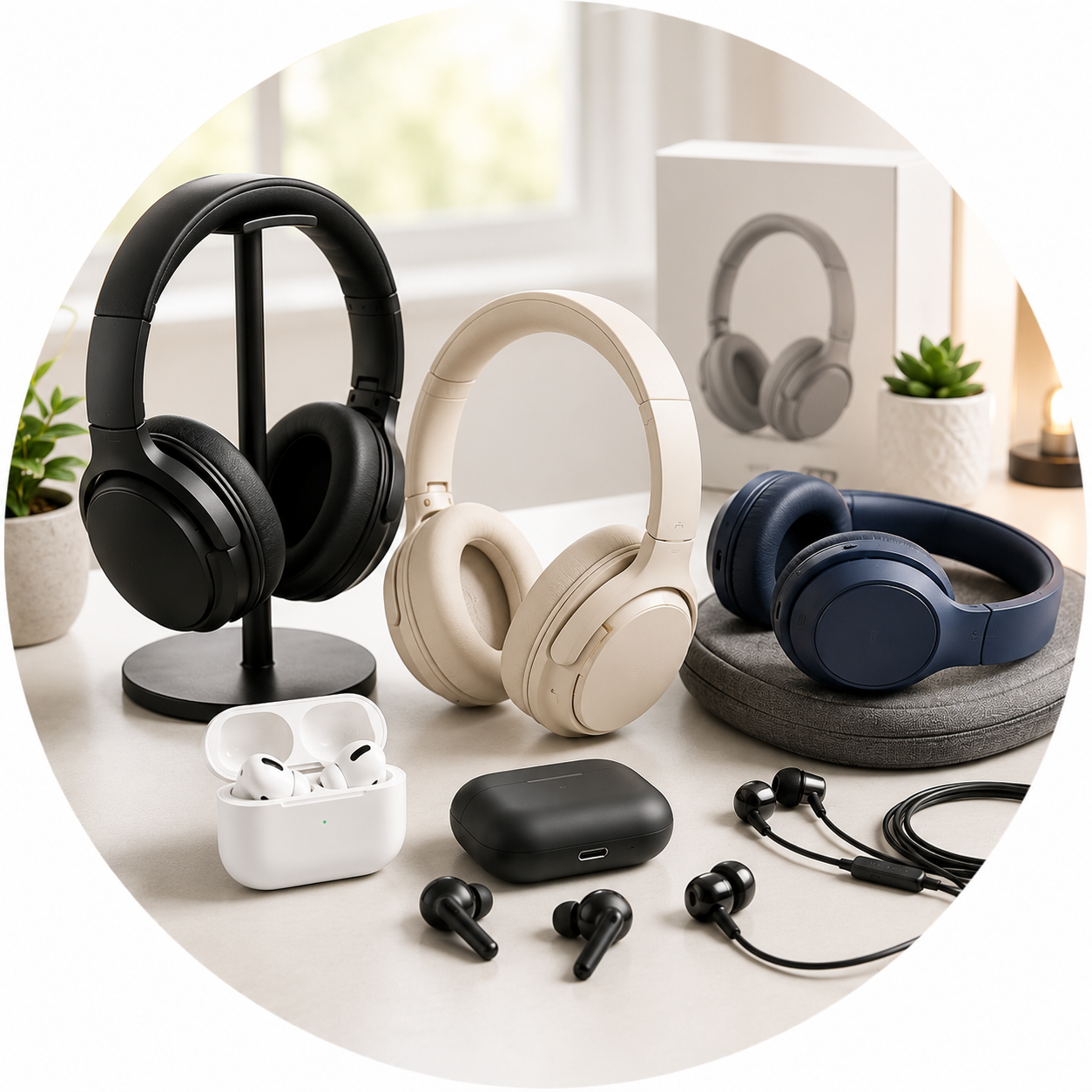 Headphones on E-Mondial Marché