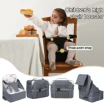 Foldable Portable Baby Booster Seat Non Slip Mat Dining Chair Use 0 3 Years Old Kids Christmas Halloween Holiday Present Stuff