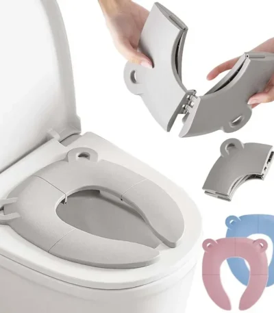 Baby Cartoon Travel Folding Potty Seat Toddler Portable Toilet Training Seat Children Urinal Cushion Children Pot Chair Pad /mat 1