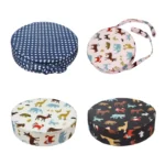 Child Highchair for Seat Booster Toddler Feeding Round for Seat Cushion Heightening Dismountable Chair Increas