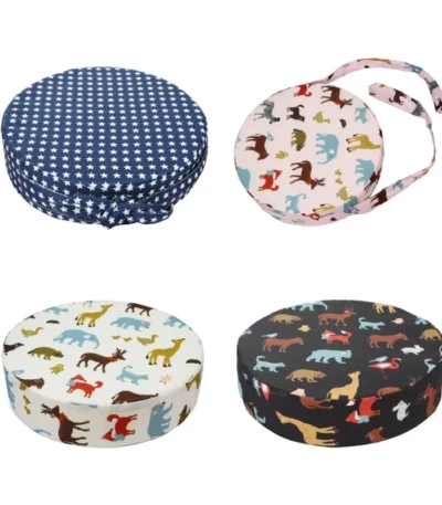 Child Highchair for Seat Booster Toddler Feeding Round for Seat Cushion Heightening Dismountable Chair Increas