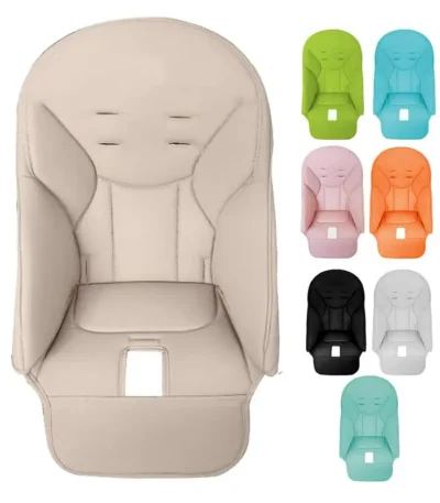 Baby Dining Chair seat Cushion PU Leather Dining Chair Cover child  Dining Seat Case For Peg Perego  for Siesta Zero3 for Baoneo 1