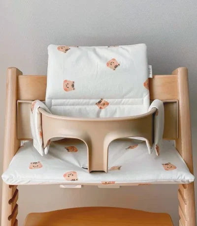 Soft Highchair Cushion Washable Baby Dinner High Chair Seat Cushion Liner Mat Pad Back Stokk Trip Trap High Chair