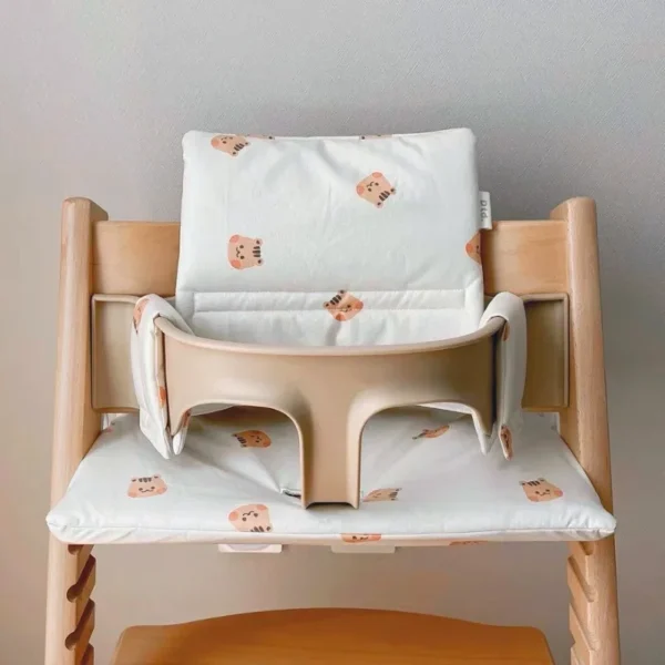 Soft Highchair Cushion Washable Baby Dinner High Chair Seat Cushion Liner Mat Pad Back Stokk Trip Trap High Chair