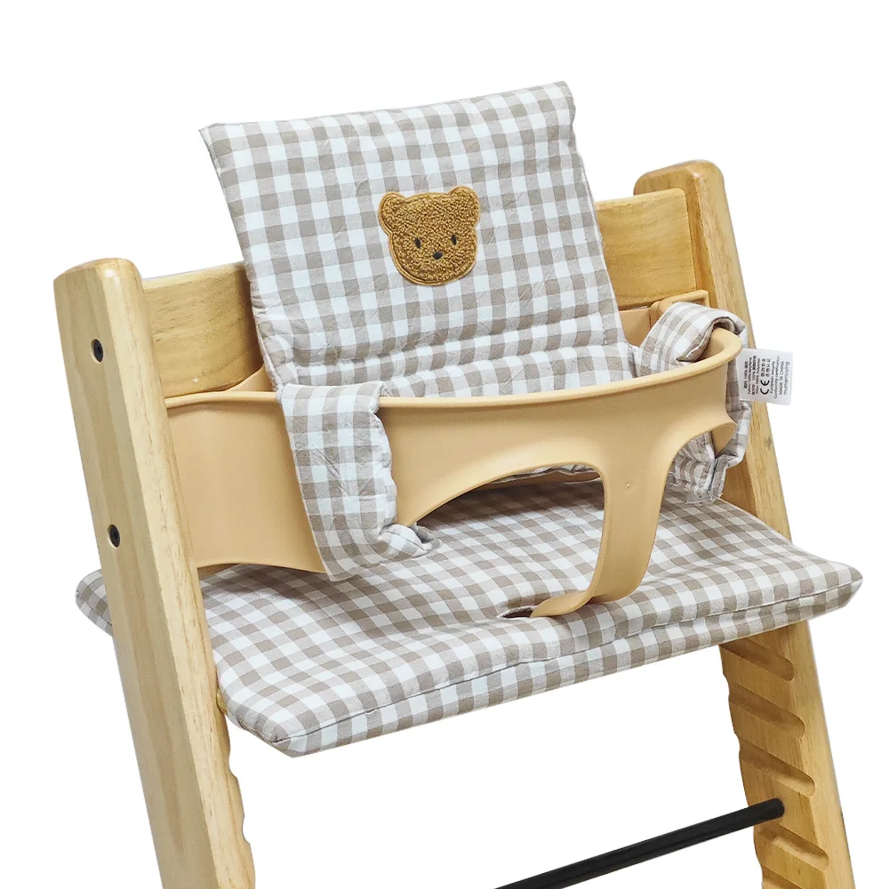 Soft Seat Cushion for Infants, Baby High Chair Cushion, Cartoon Bear Chair Back Cushion and Seat Cushion, High Chair Accessories Soft Seat Cushion for Infants, Baby High Chair Cushion, Cartoon Bear Chair Back Cushion and Seat Cushion, High Chair Accessories
