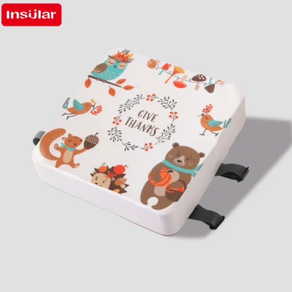 Baby Dining Chair Booster Cushion Removable Kids Highchair Seat Pad Star Chair Heightening Cushion Child Chair Waterproof Seat