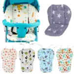 Baby Kids Cotton Fabric Highchair Cushion Pad Mat Booster Seats Cushion Pad Mat Feeding Chair Cushi on Pad Stroller Cushion Mat