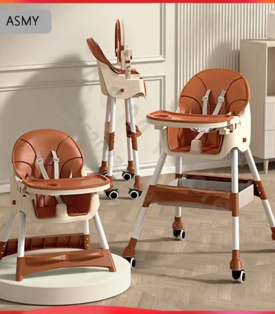 Children’s dining chair / baby eating foldable seat / baby multifunctional lift home learning to sit dining table chair