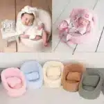Newborn Photography Prop Sofa Baby Photoshoot Posing Couch Posing Sofa Furry Seat Infant Photo Shooting Chair Baby Shower Gift