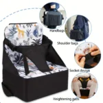 Portable Foldable Baby Dining Booster Seat Non Slip Pad For 0 3 Years Old Boys Girls Christmas Halloween Holiday Gift Supplies