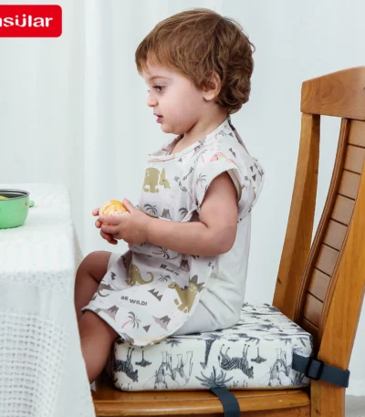 INSULAR Adjustable Cushion Children Seating Washer Kids Booster Seats Baby Dining Heightening Insole Removable Safety Cushions