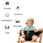 Portable Baby High Chair Safety Seat Harness for Baby Travel Essential Easy High Booster Seat Cover for Infant Eating Feeding