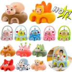 Baby Sofa Support Seat Cover Cartoon Learning To Sit Comfortable Cushion Sofa Kids Children Baby Portable Seat without Cotton