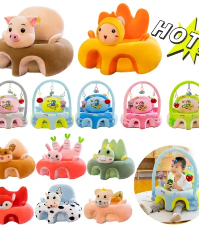 Baby Sofa Support Seat Cover Cartoon Learning To Sit Comfortable Cushion Sofa Kids Children Baby Portable Seat without Cotton 1