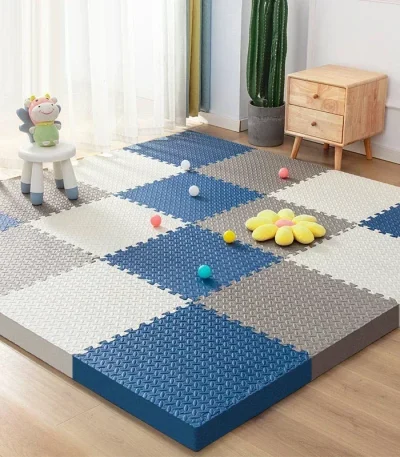 4-16PCS Interlocking Baby Play Mat Thick Soft Carpet Floor Mat Children Room Activities Mat For Baby Kids Carpet Mats Foam Rug