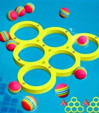 Pool Toy Fun Splash Water Sports Floating Pool Game Toy – Durable EVA Material Random Color Ball Perfect for