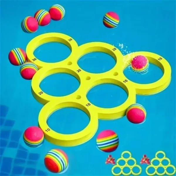 Pool Toy Fun Splash Water Sports Floating Pool Game Toy – Durable EVA Material Random Color Ball Perfect for