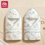 AIBEDILA Newborn Hospital Swaddle Wraps A Grade Pure Cotton Thin Gauze Baby Receiving Blanket Summer Soft Infant Swaddle Blanket