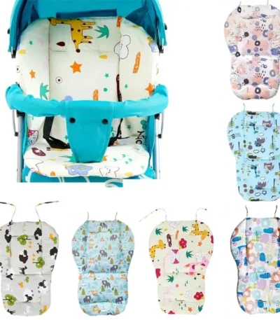 Baby Kids Highchair Cushion Pad Mat Booster Seats Cushion Pad Mat Feeding Chair Cushi on Pad Stroller Cushion Mat Cotton Fabric 1