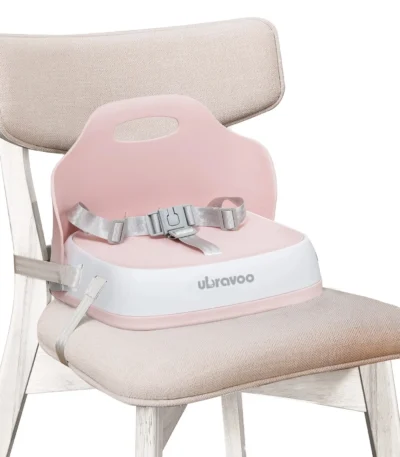 Travel High Chair Portable Booster Seat for Kids with 3-Point Harness And 2 Adjustable Straps Washable Child Eating Seat