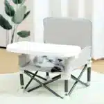 Portable Children Baby High Chair Foldable Baby Dining Table Small Dinning Table Chairs  Restaurant Chair for Baby Outside Eat