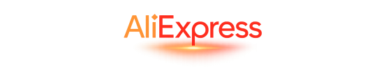 AliExpress logo on E-Mondial Marché